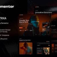 Veltrixa Elementor Template Kit Cover