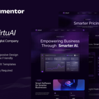 VirtuAI Elementor Template Kit, Elementor Template Kit, VirtuAI Elementor Template Kit - Free Download