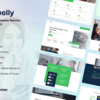 Virtuelly - Virtual Assistant Elementor Template Kit, Elementor Template Kit, Virtuelly Elementor Template Kit - Free Download