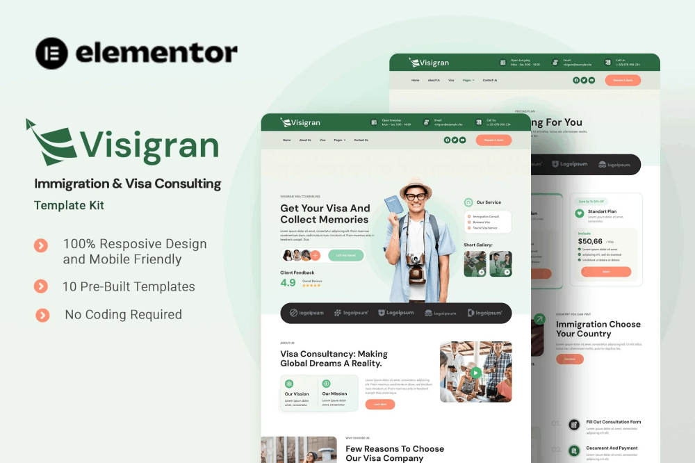 Visigran Elementor Template Kit 1 Visigran Elementor Template Kit, Elementor Template Kit, Visigran Elementor Template Kit - Free Download
