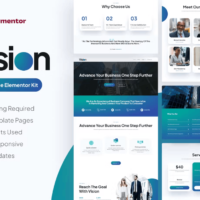 Vision Elementor Template Kit, Elementor Template Kit, Vision Elementor Template Kit - Free Download