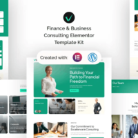 Vynanc - Finance & Business Consulting Elementor Template Kit, Elementor Template Kit, Vynanc Elementor Template Kit - Free Download