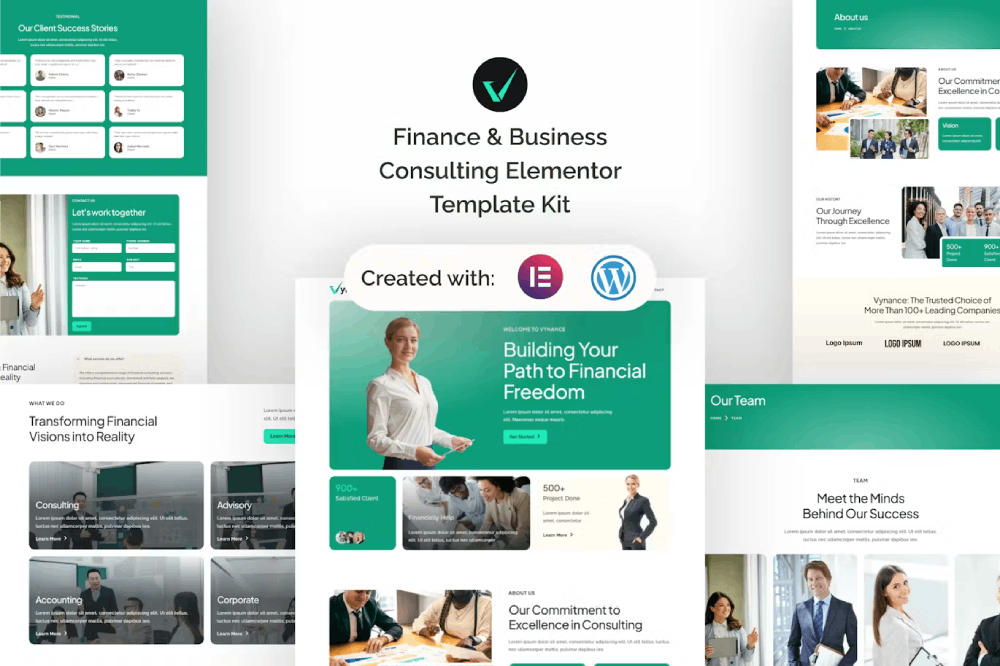Vynanc - Finance & Business Consulting Elementor Template Kit 1 Vynanc - Finance & Business Consulting Elementor Template Kit, Elementor Template Kit, Vynanc Elementor Template Kit - Free Download
