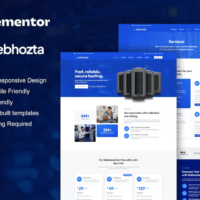 WebHozta - Template kit for webhosting services Elementor Template Kit, Elementor Template Kit, WebHozta Elementor Template Kit - Free Download