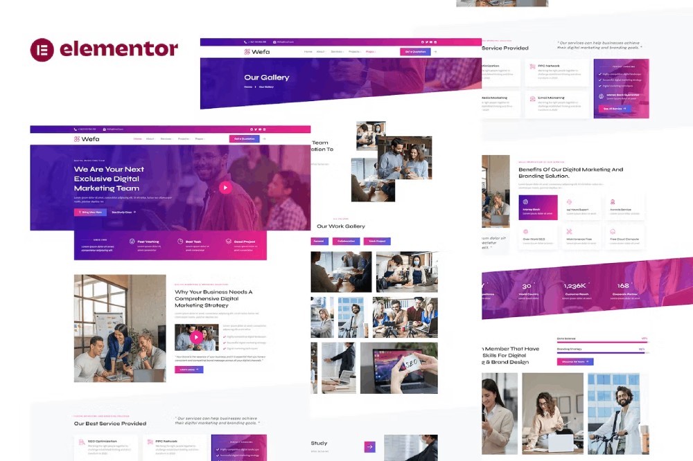 Wefa - Digital Marketing & Brand Design Agency Elementor Template Kit 1 Wefa - Digital Marketing & Brand Design Agency Elementor Template Kit, Elementor Template Kit, Wefa Elementor Template Kit - Free Download