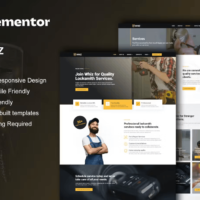 Whiz - Template kit for Locksmith Services Elementor Template Kit, Elementor Template Kit, Whiz Elementor Template Kit - Free Download