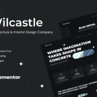 Wilcastle - Architecture & Interior Design Company Template Kits Elementor Template Kit, Elementor Template Kit, Wilcastle Elementor Template Kit - Free Download