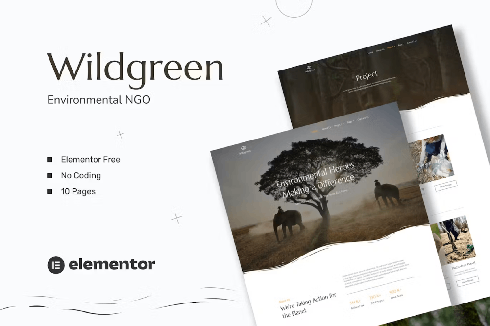 Wildgreen - Environmental NGO Template Kits Elementor Template Kit 1 Wildgreen - Environmental NGO Template Kits Elementor Template Kit, Elementor Template Kit, Wildgreen Elementor Template Kit - Free Download