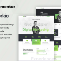 Workio - Template kit for Personal Freelance Elementor Template Kit, Elementor Template Kit, Workio Elementor Template Kit - Free Download