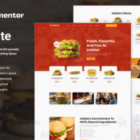 Xabite - Fast Food Elementor Template Kit, Elementor Template Kit, Xabite Elementor Template Kit - Free Download