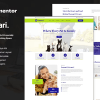 Xamari - Pet Care Services Elementor Template Kit, Elementor Template Kit, Xamari Elementor Template Kit - Free Download