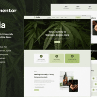Xedia - Medical Marijuana Elementor Template Kit, Elementor Template Kit, Xedia Elementor Template Kit - Free Download
