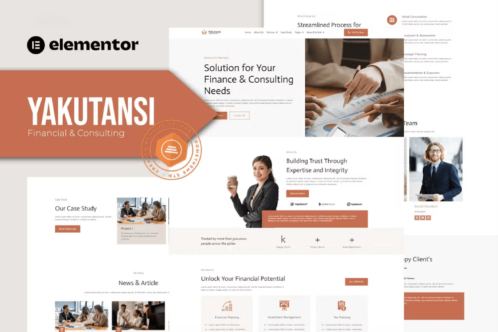 Yakutansi - Finance and Consulting Elementor Template Kit 1 Yakutansi - Finance and Consulting Elementor Template Kit, Elementor Template Kit, Yakutansi Elementor Template Kit - Free Download