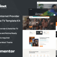 Zeinet - Internet Provider & Satellite TV Elementor Template Kit, Elementor Template Kit, Zeinet Elementor Template Kit - Free Download