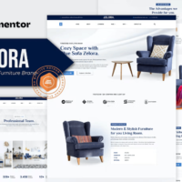Zelora - Armchair & Furniture Brand Elementor Template Kit, Elementor Template Kit, Zelora Elementor Template Kit - Free Download