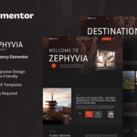 Zephyvia Elementor Template Kit, Elementor Template Kit, Zephyvia Elementor Template Kit - Free Download