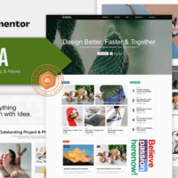 Zoya - Minimal Blog & News Elementor Template Kit, Elementor Template Kit, Zoya Elementor Template Kit - Free Download