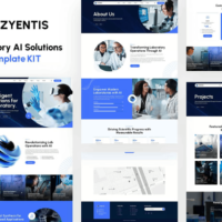 Zyentis Elementor Template Kit, Elementor Template Kit, Zyentis Elementor Template Kit - Free Download