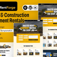 rentforge Elementor Template Kit, Elementor Template Kit, rentforge Elementor Template Kit - Free Download