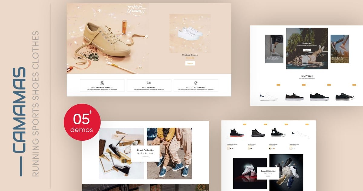 Camamas - Running & Sports Shoes Shopify Theme 1 Camamas - Running & Sports Shoes Shopify Theme