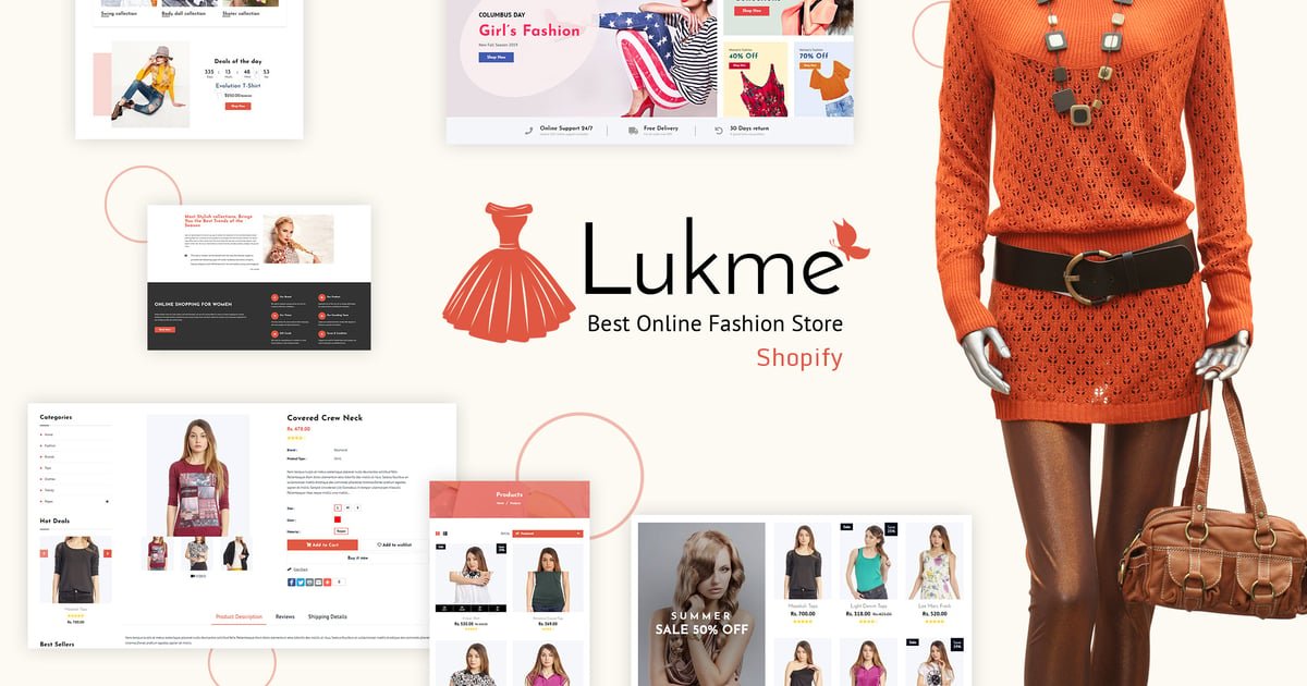 Lukme | Sectioned Fashion Shopify Theme 1 Lukme | Sectioned Fashion Shopify Theme