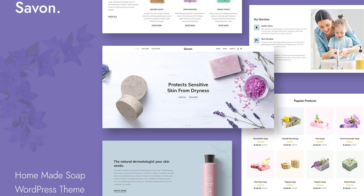Savon - Handmade, Organic Shop WordPress Theme 1 Savon - Handmade, Organic Shop WordPress Theme