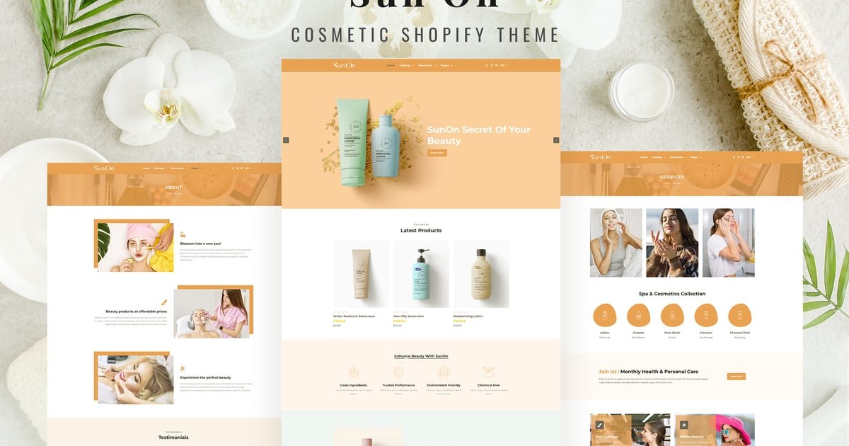 SunOn - Skin Care Products, Wellness Shopify Theme 1 SunOn - Skin Care Products, Wellness Shopify Theme